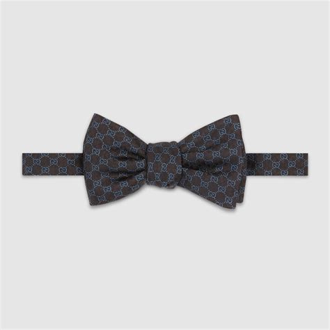 gucci patterned ties|gucci bow tie for men.